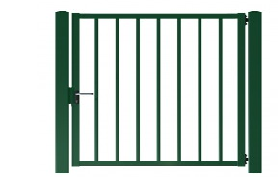PORTE PIVOTANTE -> Plastifi - Porte Pivotante ALUETTE remplissage par BARREAUX KOPAL